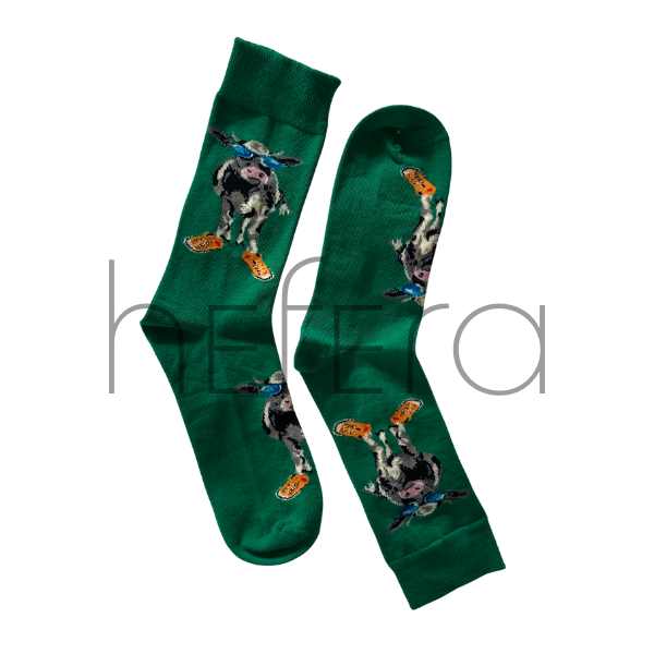 جوراب طرح گاو کارتونی | هفرا