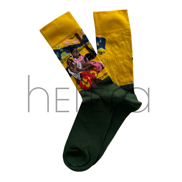 جوراب طرح زن آفریقایی | هفرا