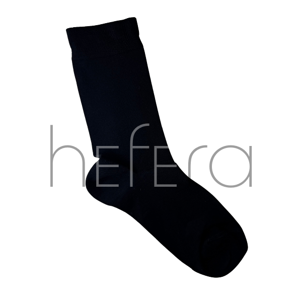جوراب ساده سورمه ساق بلند مردانه | هفرا