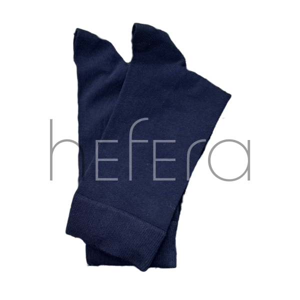 جوراب ساده سورمه ساق بلند مردانه | هفرا