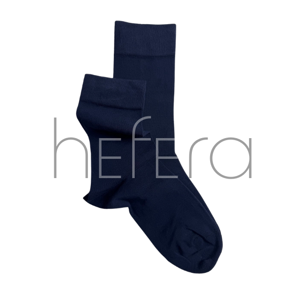 جوراب ساده سورمه ساق بلند مردانه | هفرا