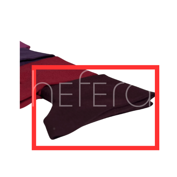 جوراب ساده زرشکی ساق بلند مردانه | هفرا