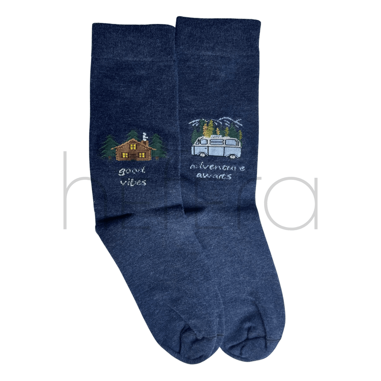 جوراب هفرا مدل سفر کلبهای (پاییزه/زمستانه)