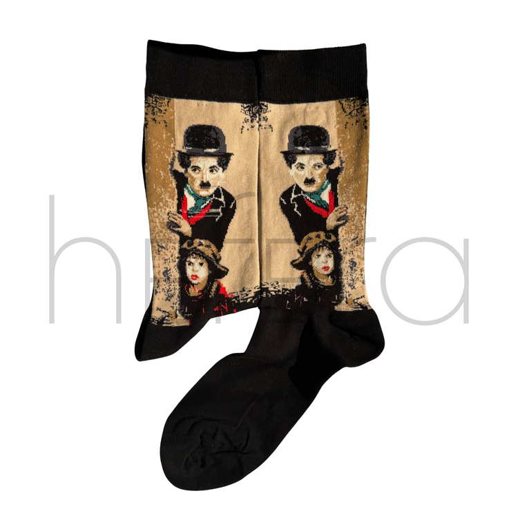 جوراب مردانه مدل Charlie Chaplin | هفرا