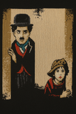 جوراب مردانه فانتزی ساق بلند هفرا مدل Charlie Chaplin