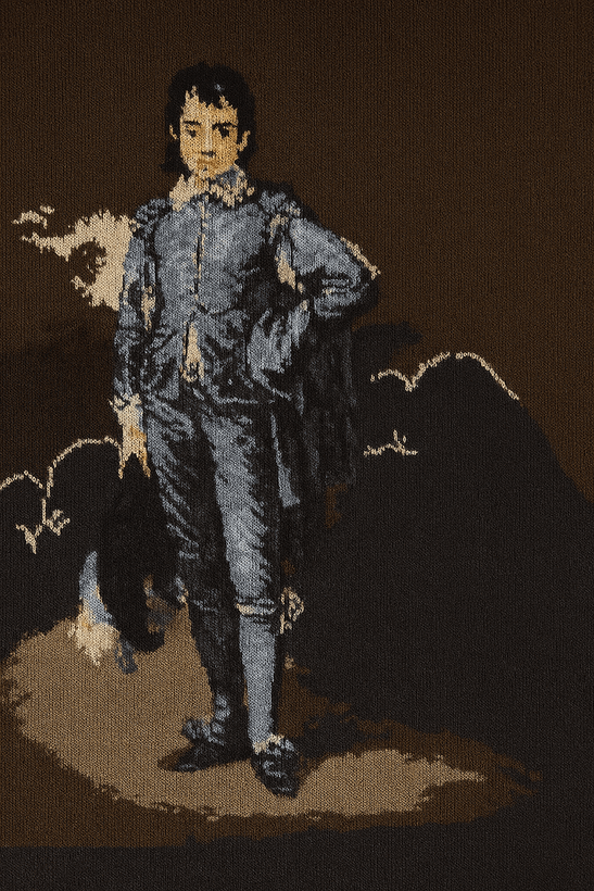 جوراب مردانه ساق دار فانتزی هفرا مدل شازده خاکی