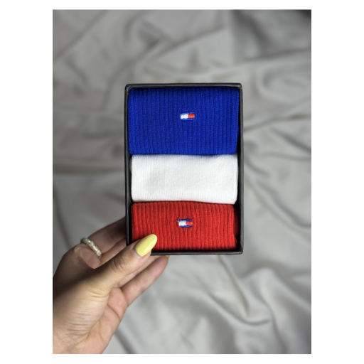 پک ۳ جفتی جوراب مردانه Tommy Hilfiger | سایز 41 تا 46