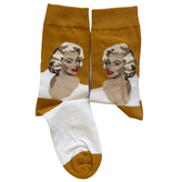 جوراب فانتزی ساق بلند هفرا مدل Marilyn Monroe