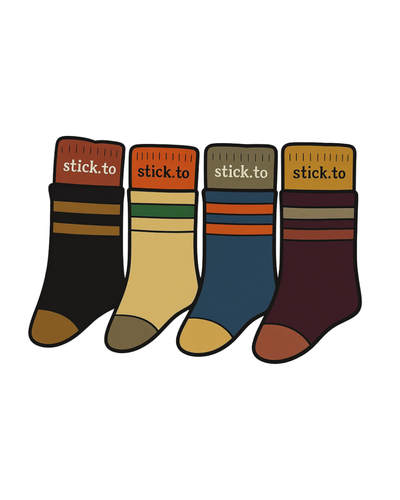 جوراب زنانه یوگا و پیلاتس استپدار نیم ساق هفرا مدل StickTo