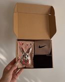 پک سهتایی جوراب قهوهای Rabbit & Nike-هفرا